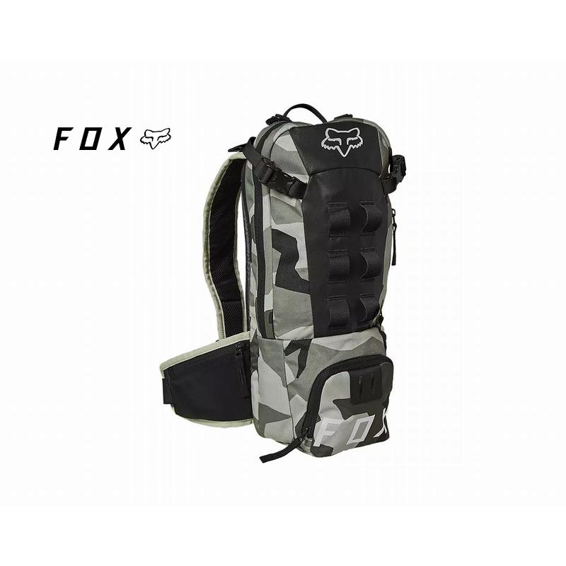 【春トクSALE】フォックス(FOX）　UTILITY ハイドレーションパック＜グリーンカモ＞ミディアム（10L）2Lリザーバー付 28407-031