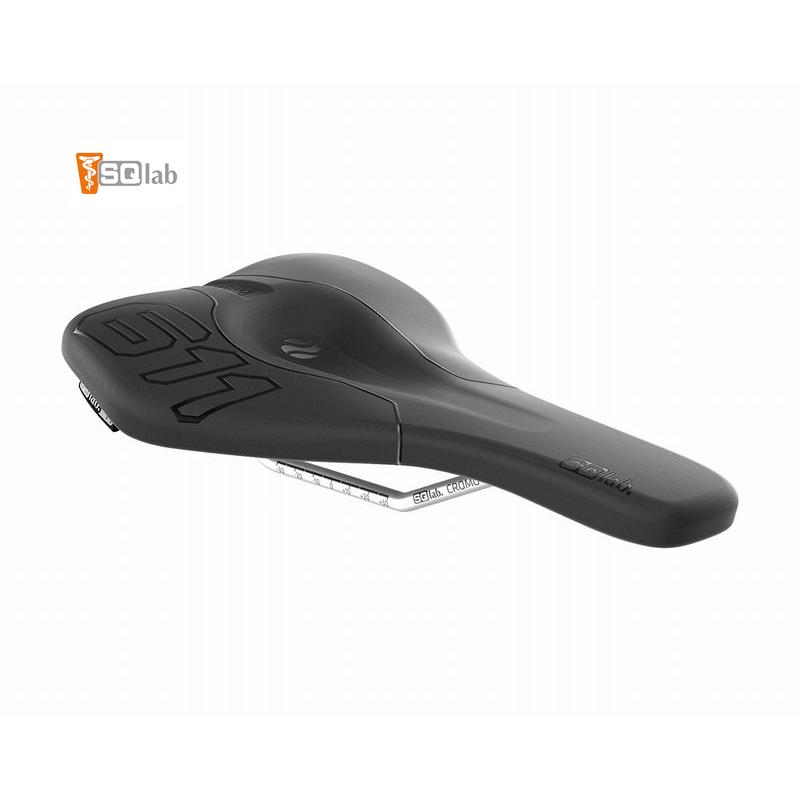 Selle SQlab 611 Ergowave – Rails CrMo – Largeur 140 – Noire – Neuve Sous Blister