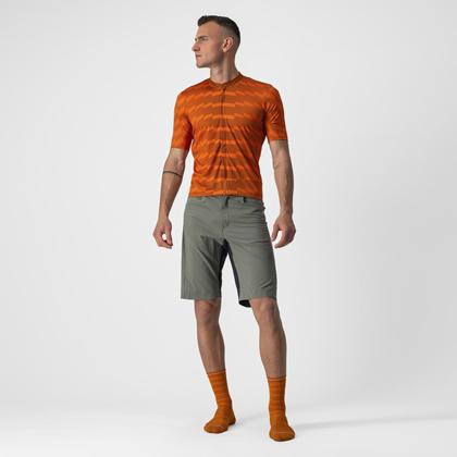 (特セール)カステリ(CASTELLI) UNLTD STERRATO JERSEY 22007 613 SPICE ORANGE/ORANGE RUST （現品限り） 特価品の画像