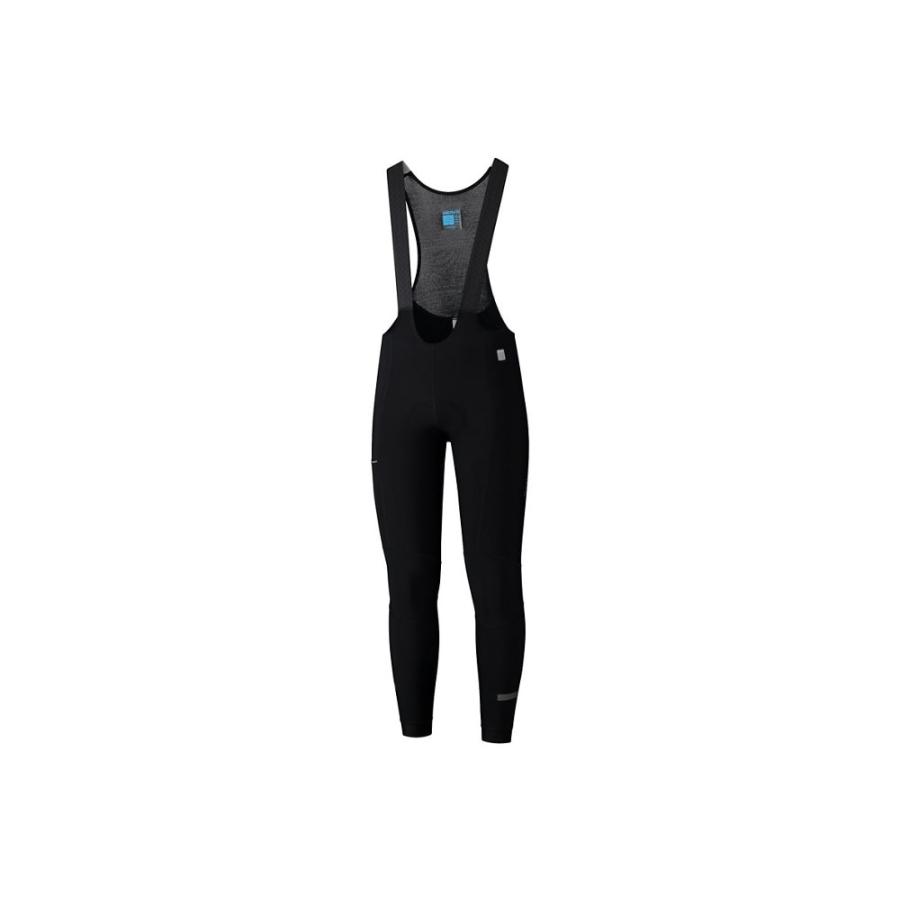 新品SHIMANO ブラック ビブタイツ Asia L