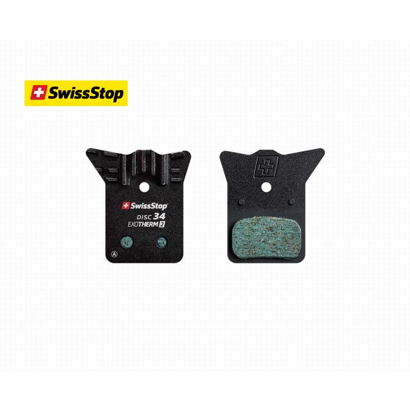 (秋得セール)SWISS STOP（スイスストップ） DISC34 EXOTherm2 フィン付ブレーキパッド 00657910