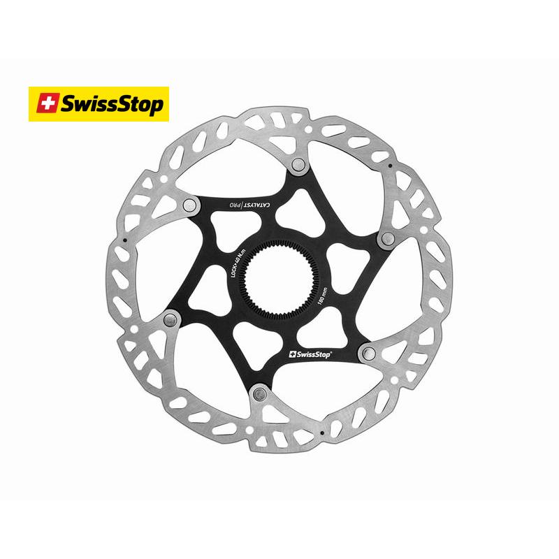 SwissStop CATALYST PRO 180mm ディスクローター2枚組 特セール)SWISS STOP（スイスストップ） CATALYST PRO 180mm センター