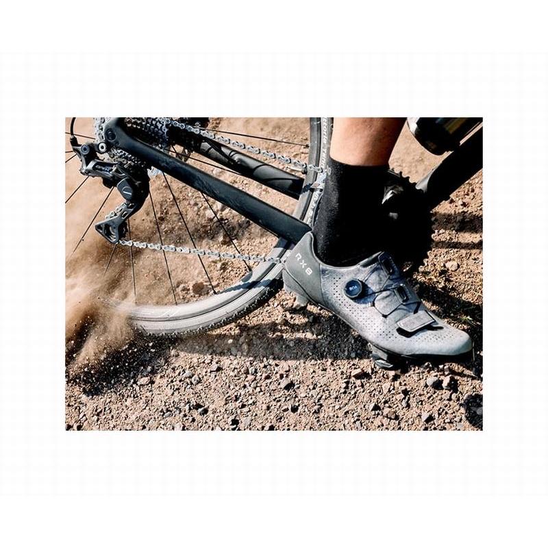 特セール)シマノ（SHIMANO） RX8（SH-RX801）シルバー SPD グラベル