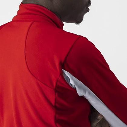 (特セール)カステリ(CASTELLI)　MORTIROLO 6S JACKET 4522509 ＜023 RED/SILVER GRAY-SILVER REFLEX＞（現品限り） 特価品_3