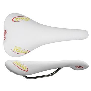 セライタリア NJS 自転車サドル ホワイト SELLE ITALIA* flite 1990 NJS saddle (embroidery white