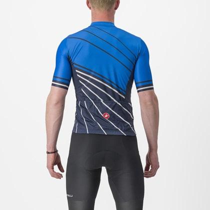 (特セール)カステリ(CASTELLI) SPEED STRADA JERSEY 23014 059 DRIVE BLUE/BELGIAN BLUE （現品限り） 特価品の画像