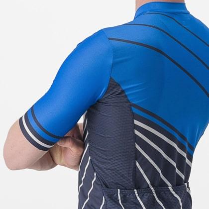 (特セール)カステリ(CASTELLI) SPEED STRADA JERSEY 23014 059 DRIVE BLUE/BELGIAN BLUE （現品限り） 特価品の画像