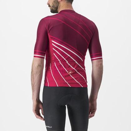 (特セール)カステリ(CASTELLI) SPEED STRADA JERSEY 23014 421 BORDEAUX/PERSIAN RED （現品限り） 特価品の画像