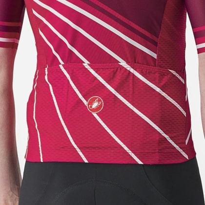 (特セール)カステリ(CASTELLI) SPEED STRADA JERSEY 23014 421 BORDEAUX/PERSIAN RED （現品限り） 特価品の画像