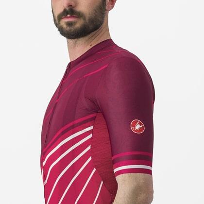 (特セール)カステリ(CASTELLI) SPEED STRADA JERSEY 23014 421 BORDEAUX/PERSIAN RED （現品限り） 特価品の画像