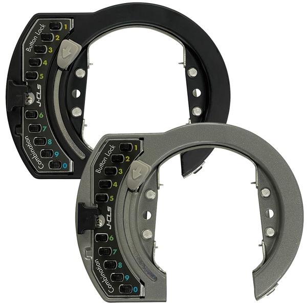 特セール)J＆C(ジェイ＆シー) JC-080CLB 可変式ボタン リング錠(径13