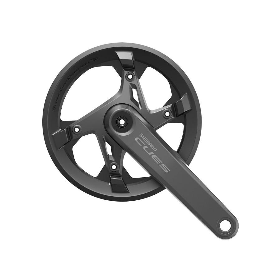 Shimano Cuesクランク　FC-U6000-1 42T 未使用 特セール)シマノ(SHIMANO) CUES FC-U6000-1 クランクセット 42T ガード
