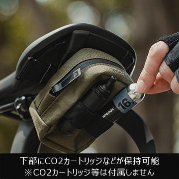 TOPEAKトピーク　バイクバック　グリーン４種セット 特セール)トピーク(TOPEAK) エレメンタ シートバッグ グリーン XS