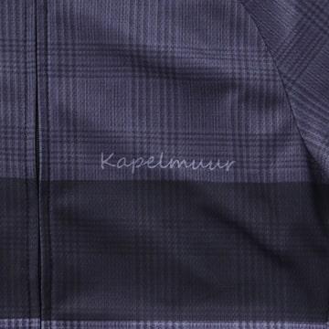 (特セール)KAPELMUUR(カペルミュール) グレンチェックグラファイトプリントジャージ kphs1099-CGR（24SS）の画像