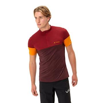 (特セール)VAUDE (ファウデ) Men's Altissimo Shirt II Carmine 半袖ジャージの画像