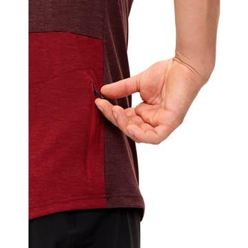 (特セール)VAUDE (ファウデ) Men's Altissimo Shirt II Carmine 半袖ジャージの画像