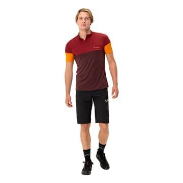 (特セール)VAUDE (ファウデ) Men's Altissimo Shirt II Carmine 半袖ジャージの画像