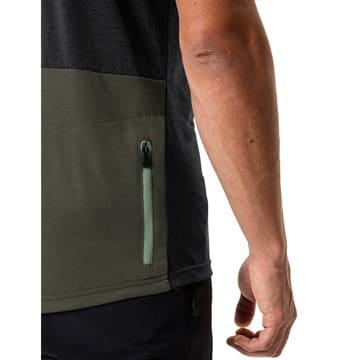 (特セール)VAUDE (ファウデ) Men's Altissimo Shirt II Kahki 半袖ジャージの画像