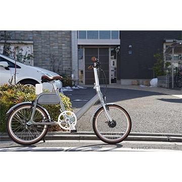 (店舗受取送料割引)WIMO（ウィーモ） COOZY Light（クージーライト）ムーンストーン 電動アシストミニベロ20” E-BIKEの画像