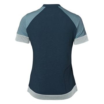 (特セール)VAUDE (ファウデ) Women's Altissimo Q-Zip Shirt Dark Sea 半袖ジャージの画像