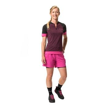 (特セール)VAUDE (ファウデ) Women's Altissimo Q-Zip Shirt Cassis ジャージの画像
