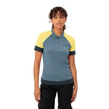 (特セール)VAUDE (ファウデ) Women's Altissimo Q-Zip Shirt Nordic Blue 半袖ジャージの画像