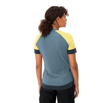 (特セール)VAUDE (ファウデ) Women's Altissimo Q-Zip Shirt Nordic Blue 半袖ジャージの画像