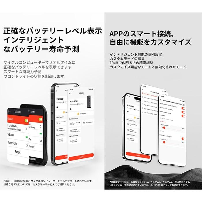 特セール)iGPSPORT（iGPスポーツ） VS1800 スマートフロント