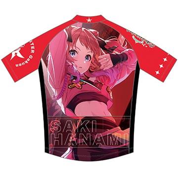 (特セール)GSR サイクルジャージ 学園アイドルマスター 花海 咲季 ※完全受注生産 ※代引・後払い不可の画像