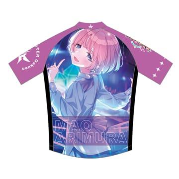 (特セール)GSR サイクルジャージ 学園アイドルマスター 有村 麻央 ※完全受注生産 ※代引・後払い不可の画像