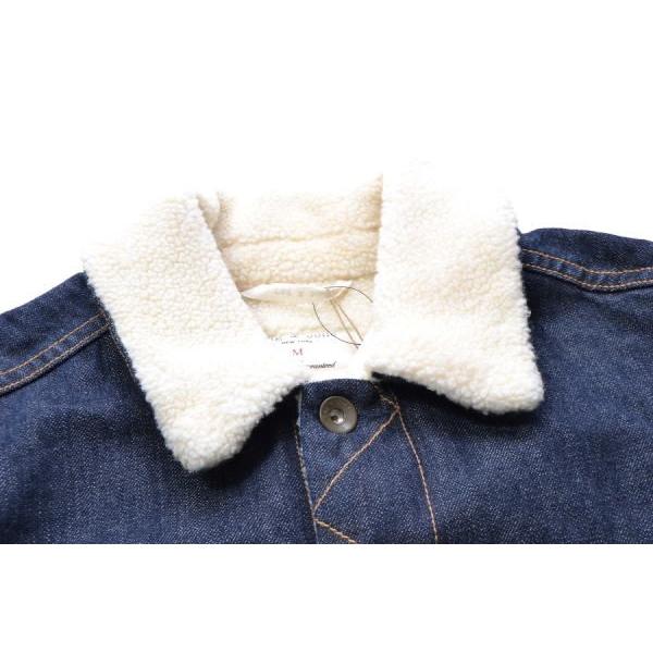 rag&bone ボア デニム ジャケットGジャン M ブルー ラグアンドボーン 