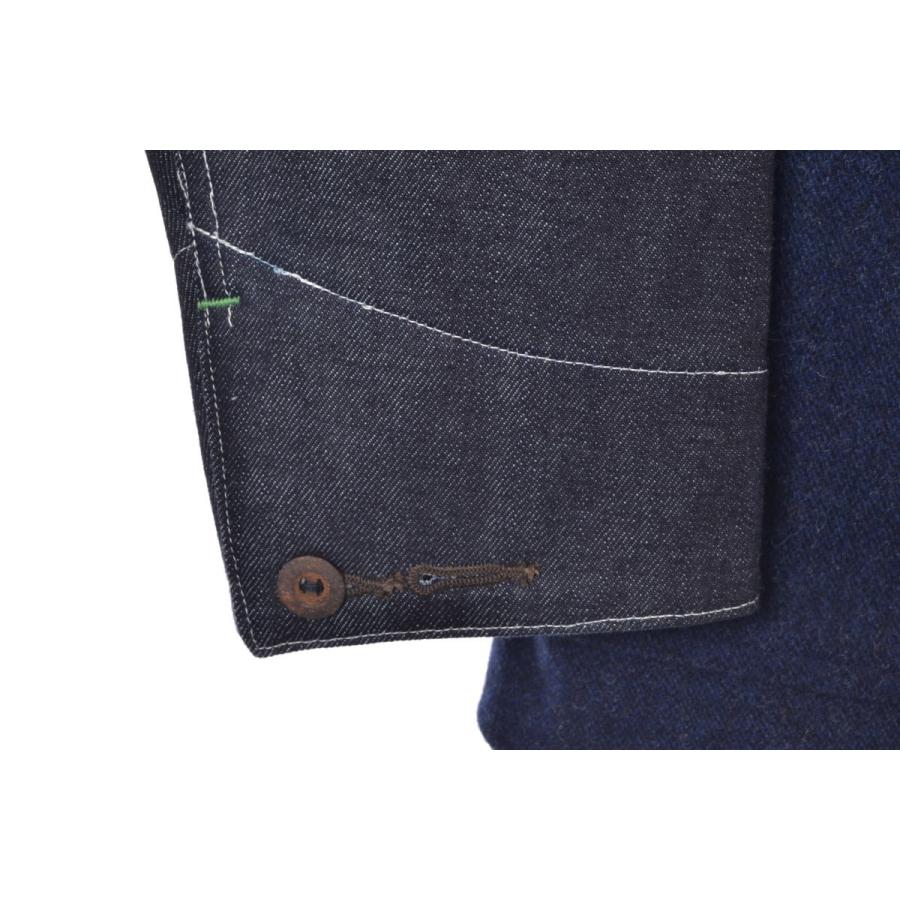 FRANKLIN TAILORED 美品 melton denim cover all ジャケット 2 FRANKLIN TAILORED 美品 melton denim cover all ジャケット 2