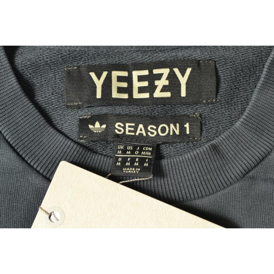 未使用 adidas YEEZY SEASON 1 FT LS CREW オーバーサイズ スウェット O グレー アディダス｜cyclehearts｜05