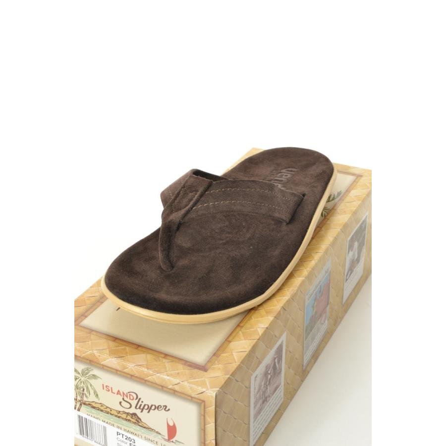未使用 ISLAND SLIPPER for vendor スエード サンダル 8/26 ブラウン 