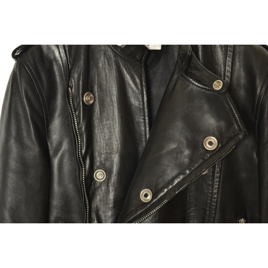Yves Saint Laurent Paris ナポレオン レザー ダブル ライダース Yves Saint Laurent Paris ナポレオン レザー ダブル ライダース