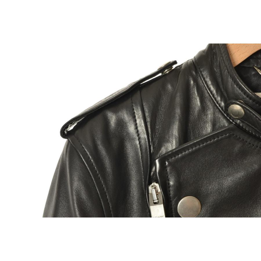 Yves Saint Laurent Paris ナポレオン レザー ダブル ライダース Yves Saint Laurent Paris ナポレオン レザー ダブル ライダース