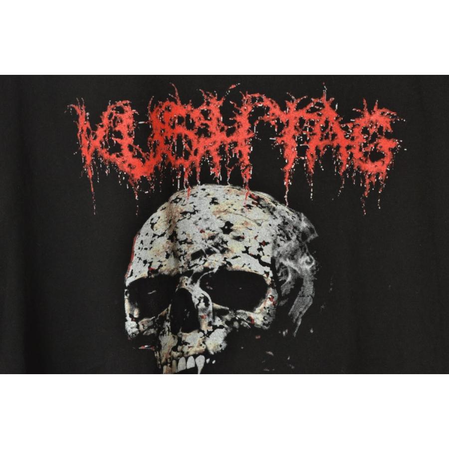 未使用 Gosha Rubchinskiy DoublecheeseburgerVF スカル プリント T 
