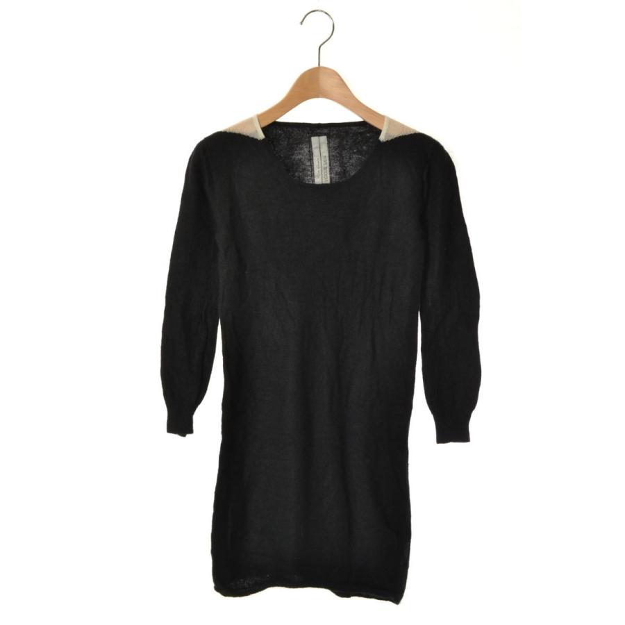 美品 Rick Owens カシミヤ プルオーバー ニット S ブラック リック 