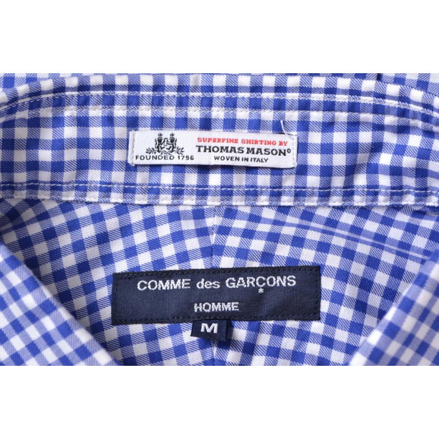 THOMAS MASON トーマスメイソン　BDシャツ　ギンガムチェック COMME des GARCONS HOMME THOMAS MASON ギンガムチェック シャツ