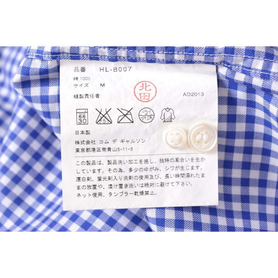 COMME des GARCONS HOMME THOMAS MASON ギンガムチェック シャツ M