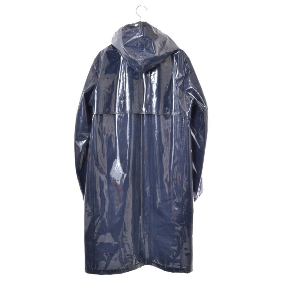 美品 HELMUT LANG PVC フレーム ロング ウィンドブレーカー コート S 