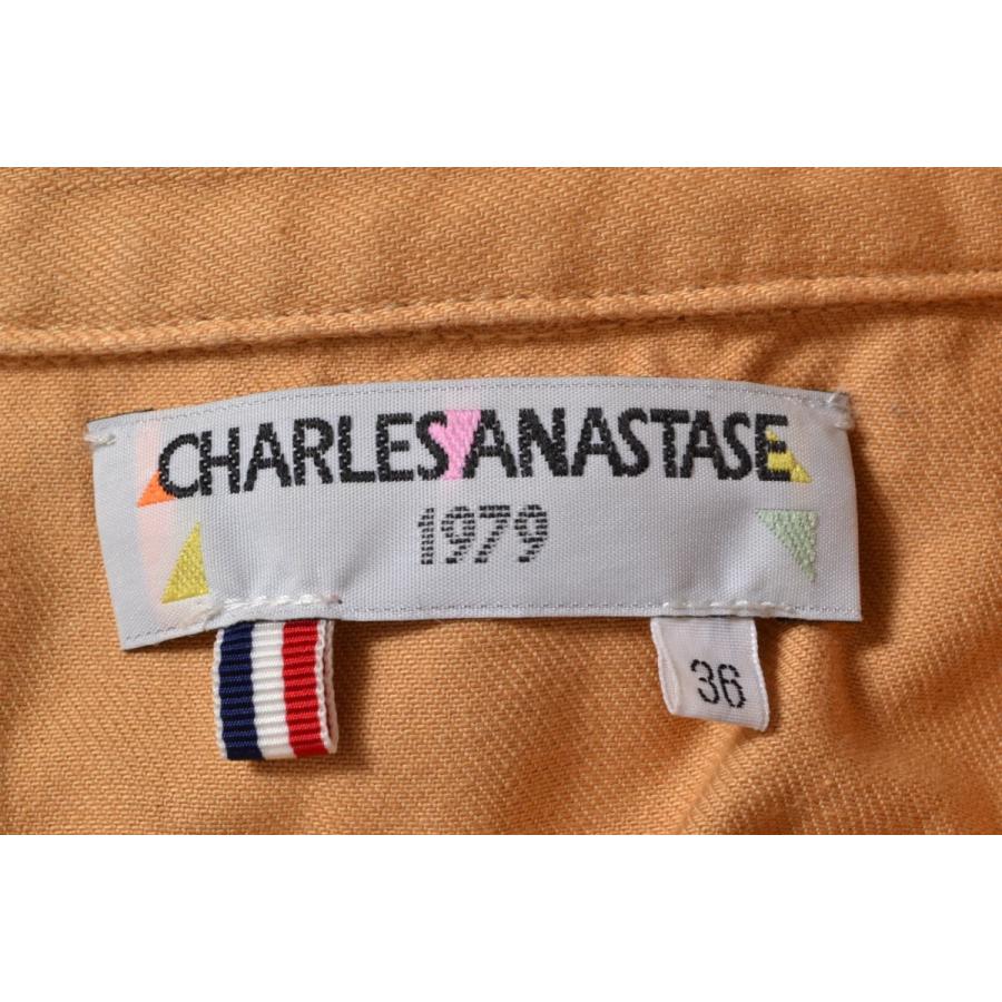 Charles Anastase ワッペンバッジ付 コットン ジャケット 36 ベージュ シャルルアナスタス KL4PAUA299｜cyclehearts｜09