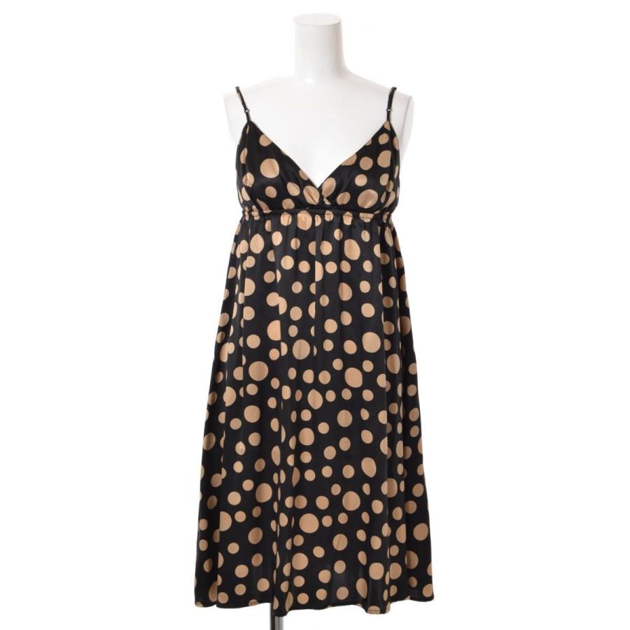 美品 Ylang Ylang シルク ドットプリント キャミワンピース Free ブラック イランイラン Cycle Hearts 通販 Yahoo ショッピング