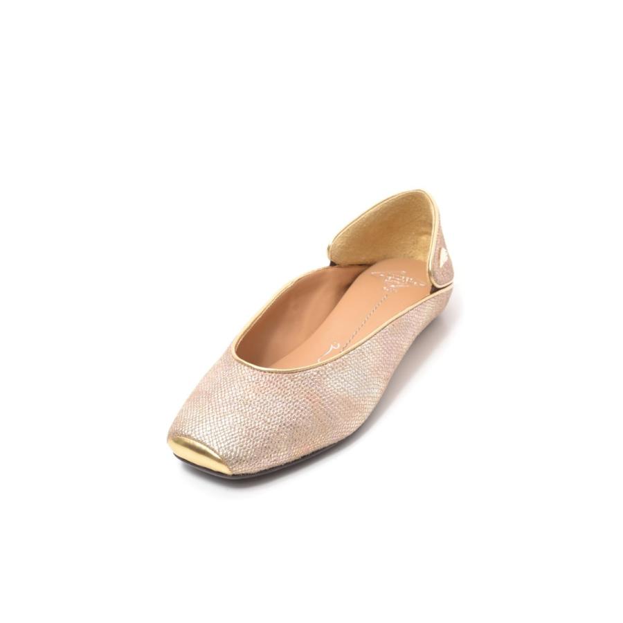 美品 NUMBER TWENTY-ONE フラット トゥシューズ - シャンパン ナンバー