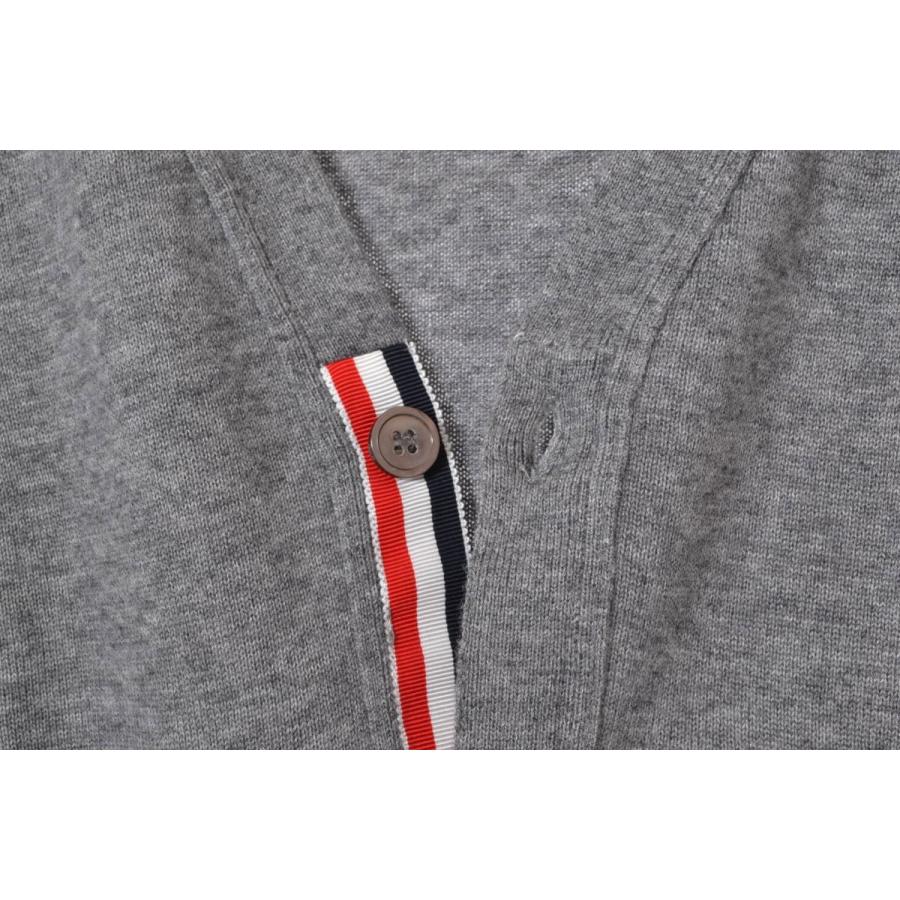 THOM BROWNE 4-BAR ウール ベーシック ニット カーディガン 4 THOM BROWNE 4-BAR ウール ベーシック ニット カーディガン 4