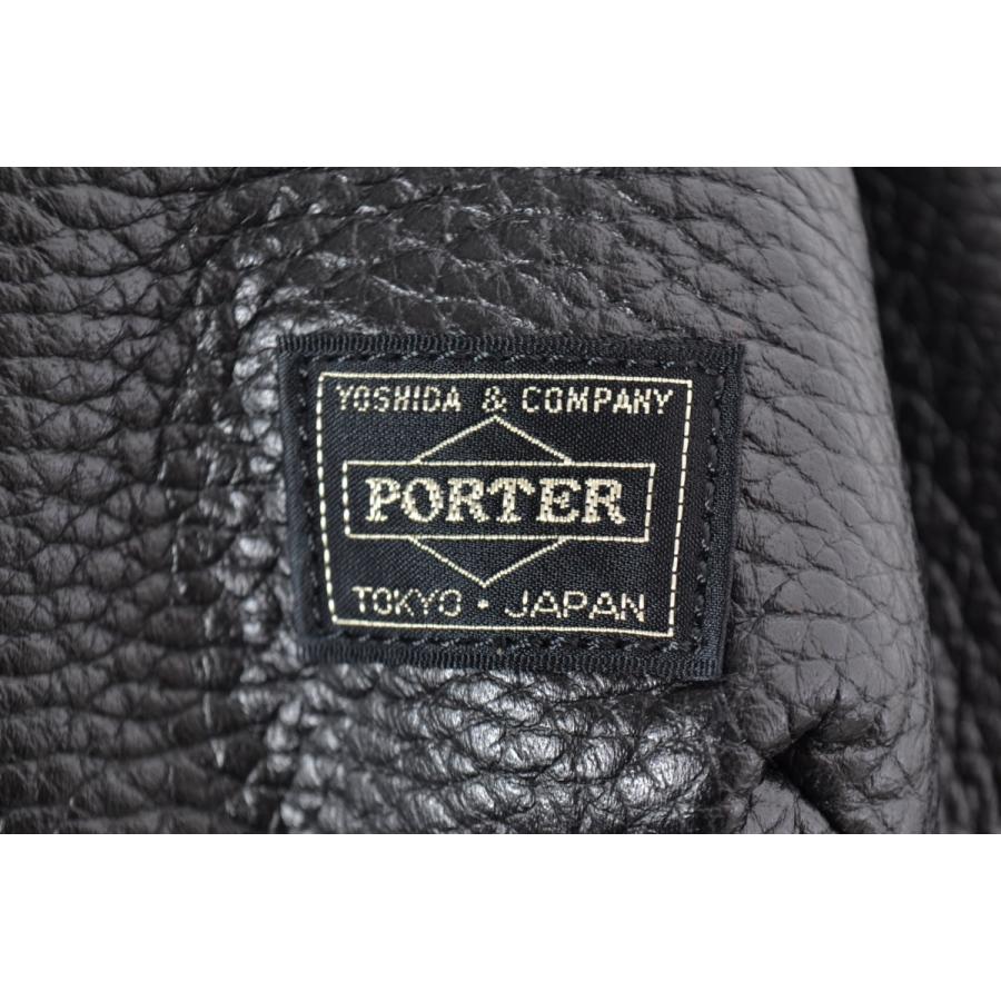 PORTER × 5525 Gallery レザー バックパック リュック S ブラック