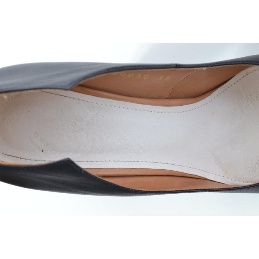 Maison Margiela ポインテッドトゥ ヒール パンプス 38 ブラック