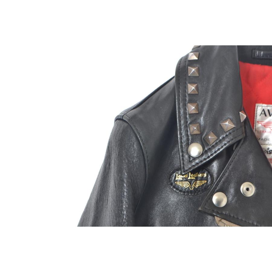 Lewis Leathers スタッズ ライトニング ダブル ライダース Lewis Leathers スタッズ ライトニング ダブル ライダース