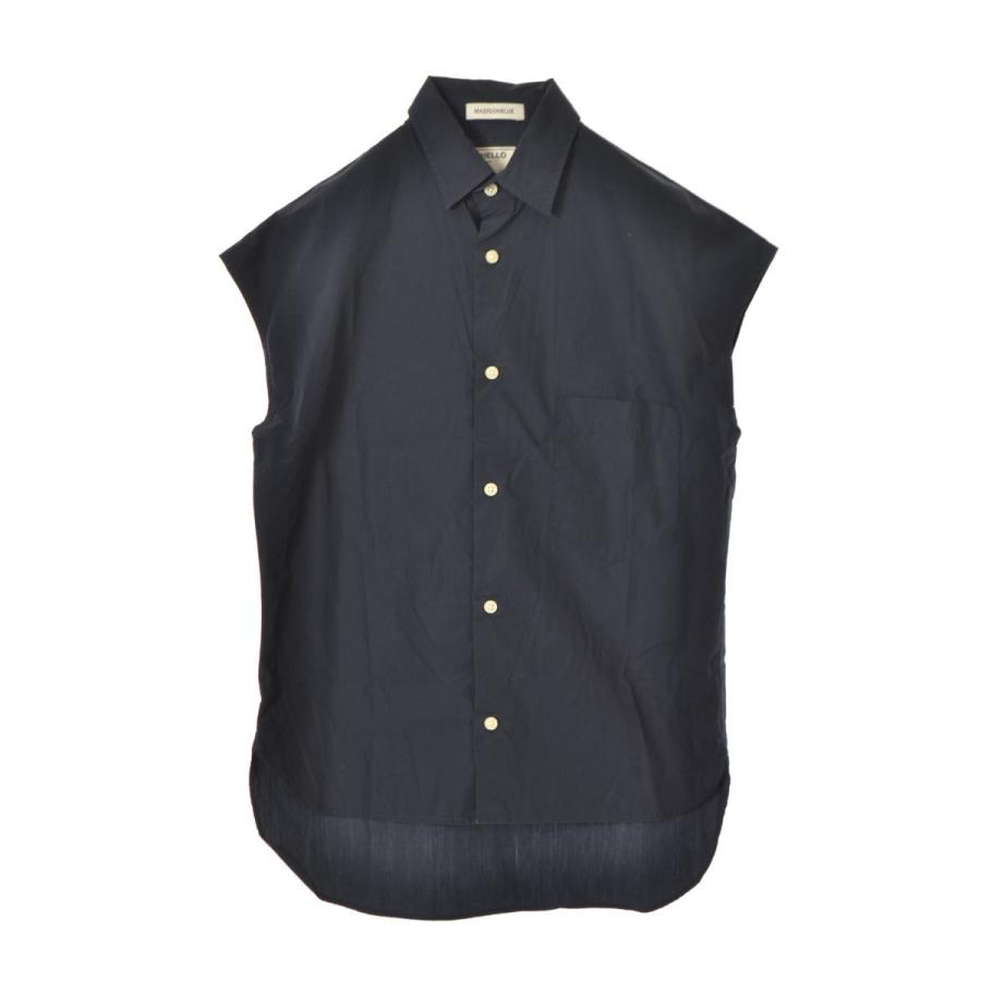 マディソンブルー J.BRADLEY SHIRT スリーブレスシャツ黒