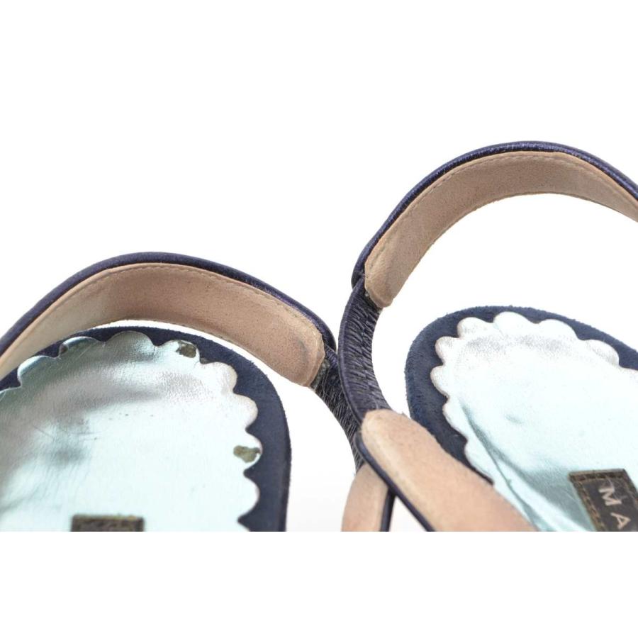 MARC BY MARC JACOBS フラワーリボン スエード サンダル 37 1/2